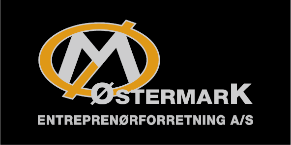 Logo - Sort - Hvid bund østermark